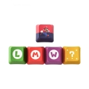 Mario / Pac-man  ESC Replacement Keycaps OEM Profile PBT dye sublimation Supplement keycap set for Mechanical Gaming Keyboard